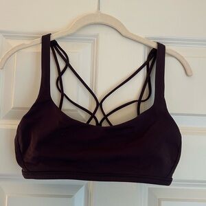 Maroon Lululemon sports bra